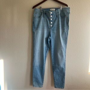 Madewell High Rise Light Blue Jeans